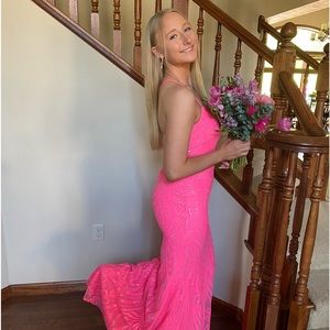 Pink prom dress size 6